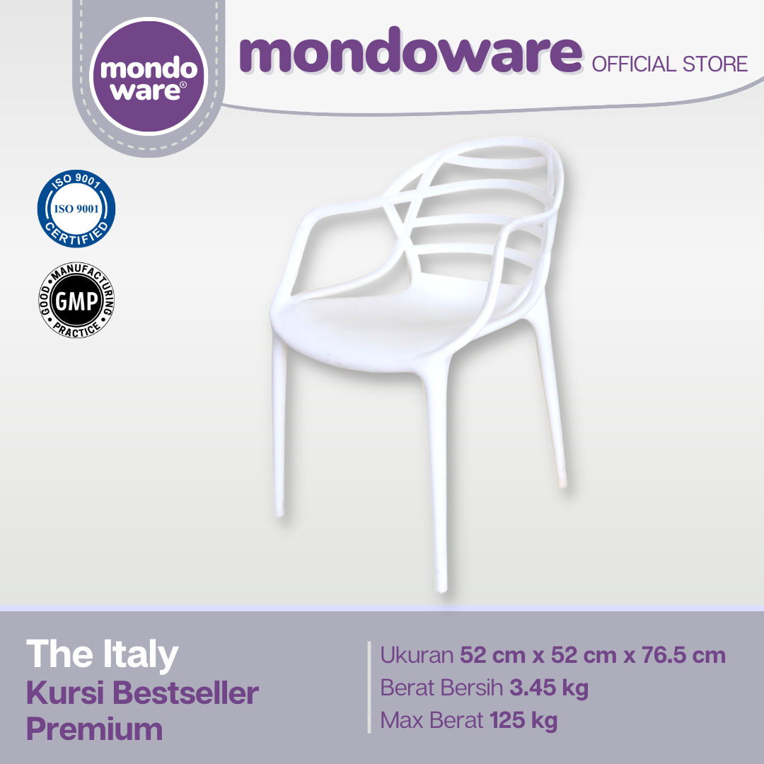 Kursi Bestseller Rumah Premium - Italy Chair - Mondoware Plastik R161